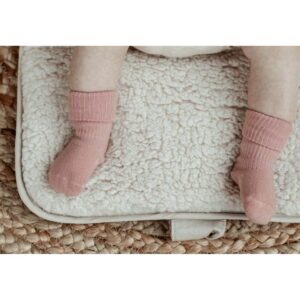 KipKep Bio Cotton Stay-on-Socks Newborn & Premature Mauve – 1 Pair