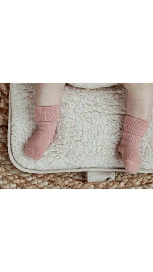 KipkepPrematureSocksMauve1 KipKep Bio Cotton Stay-on-Socks Newborn & Premature Mauve – 1 Pair