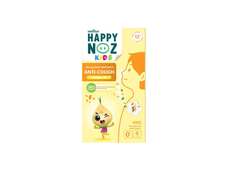 Happy Noz Anti-Cough Formula with Ginger Oil - 6 Patch (0+)