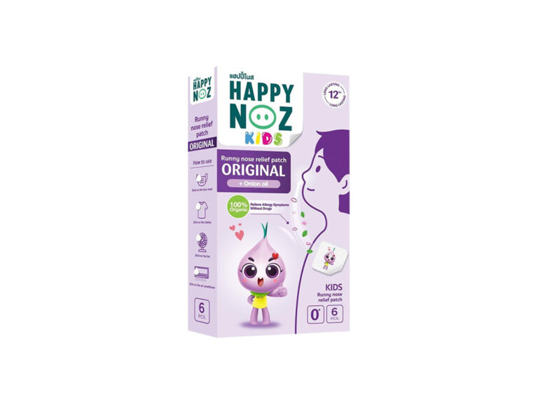 Happy Noz Anti-Cough Formula with Onion Oil - 6 Patch (0+)