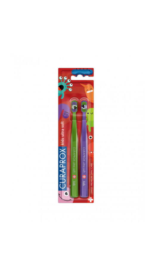 KIDS TOOTHBRUSH LITTLE BACTERIA EDITION, 2 PCS KIDS TOOTHBRUSH LITTLE BACTERIA EDITION, 2 PCS