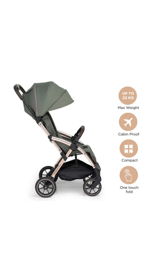 LeclercInfluencerXLStrollerArmyGreen.2 Leclerc Influencer XL Stroller – Army Green