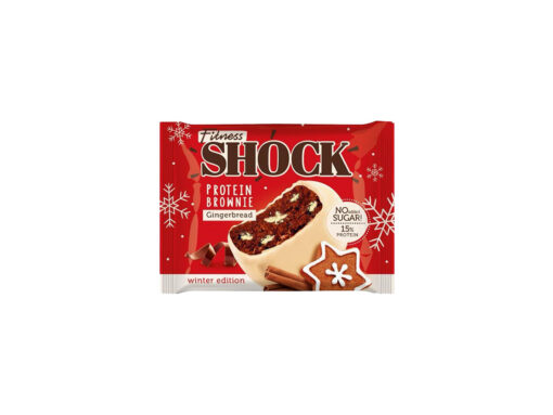 fitness-shock-brownie-6 Fitness Shock Gingerbread Spicy Protein Brownie - 50g