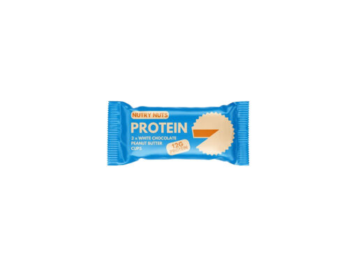 Nutry Nuts Peanut Butter Cups, White Chocolate, 42 g