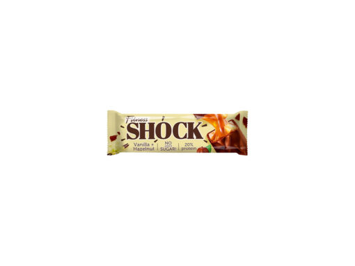 fitness-no-sugar-bar-6 Fitness Shock Vanilla Hazelnut Protein Bar -50g