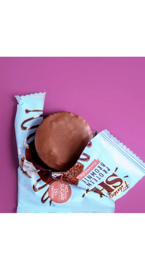 Fitness Shock Coconut Pie Protein Brownie – 50g Fitness Shock Coconut Pie Protein Brownie – 50g
