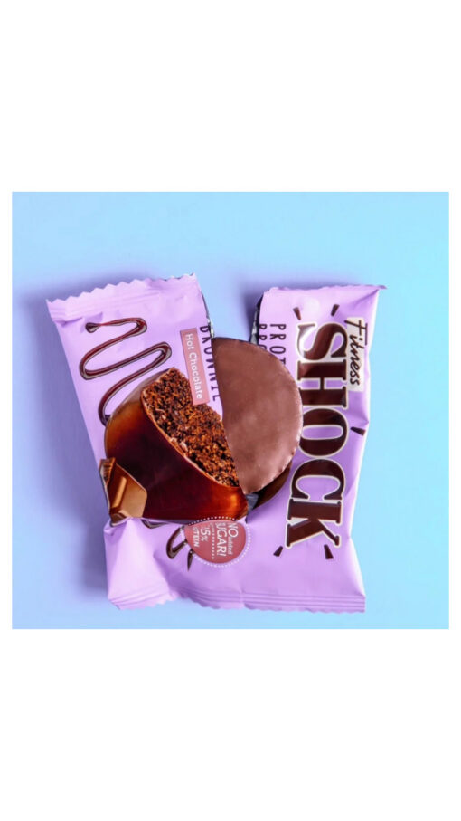 Fitness Shock Hot Chocolate Protein Brownie – 50g Fitness Shock Hot Chocolate Protein Brownie – 50g