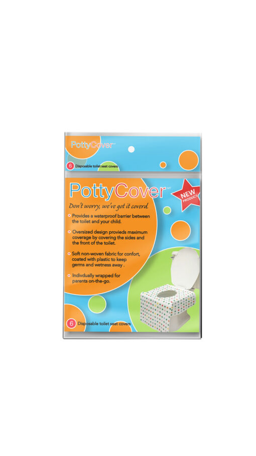 PottyCovers Potty Disposable Toilet Seat Covers - 6 Pcs