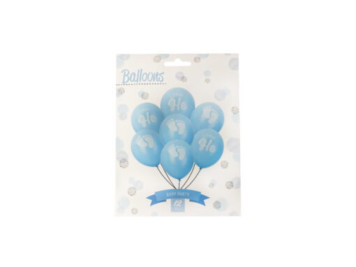 balloons-12pcs-blue Baby Party Balloons Little He Blue - 12 pcs