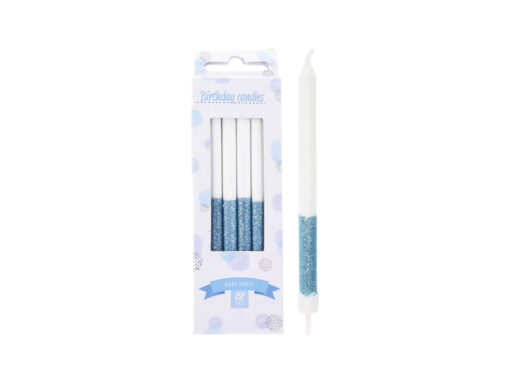 birthday-candles-blue Baby Party Birthday Candles Blue - 12 pcs