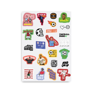 Football Stickers for Kids - 5 Pcs