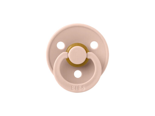 bibs-Single-Pacifier-6 Bibs Colour Latex Pacifier Size 2 Blush - 1 Psc