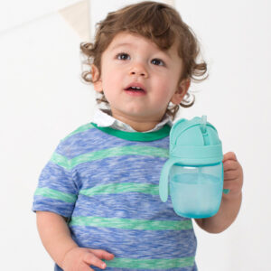 Skiphop Sip-To-Straw Cups Teal (6m+) - Pack of 2