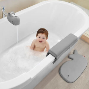 Skiphop Moby Bathtime Essentials Gray - 4 Pcs