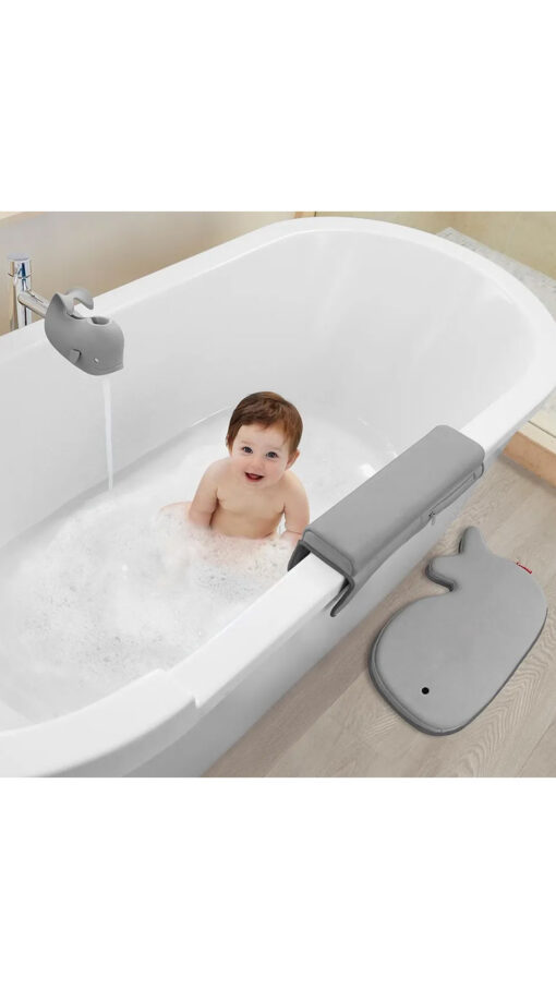 SkiphopBathtimeEssential.jpg2 Skiphop Moby Bathtime Essentials Gray - 4 Pcs
