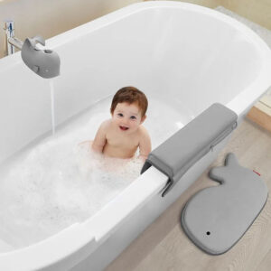 Skiphop Moby Bathtime Essentials Gray - 4 Pcs