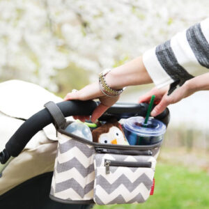 Skiphop Stroller Organizer Bag - Chevron