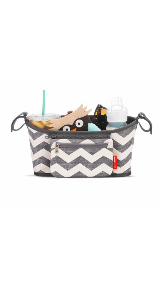 SkiphopChevronStrollerBag1 Skiphop Stroller Organizer Bag - Chevron