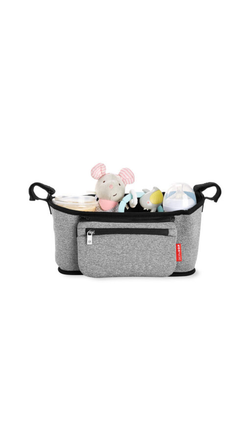 SkiphopStrollerBagGray Skiphop Stroller Organizer Bag - Gray