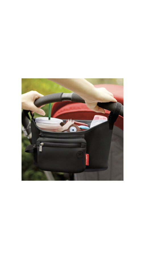 SkiphopBlackBag2 Skiphop Stroller Organizer Bag - Black