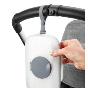 Skiphop Grab & Go Snug Seal Wipes Case - Gray