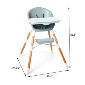 Skip Hop EON 4-In-1 High Chair - Grey/White