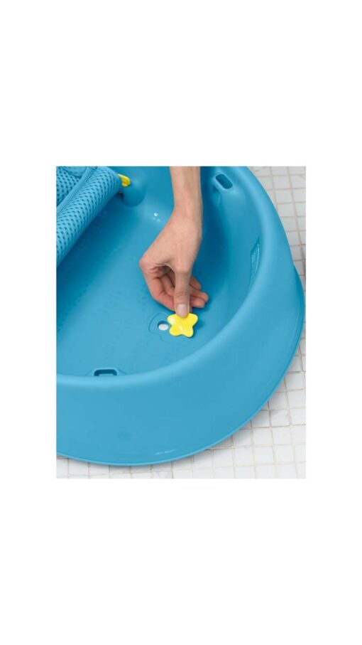SkihopBatherBlue5 Skiphop Moby Smart Sling 3-Stage Tub