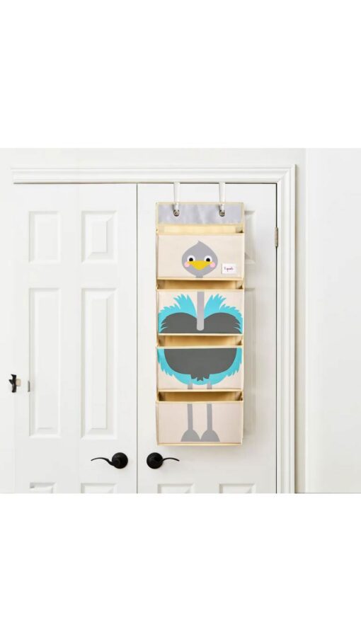 3-Sprouts-Hanging-Wall-Organizer---Ostrich 3 Sprouts Hanging Wall Organizer - Ostrich