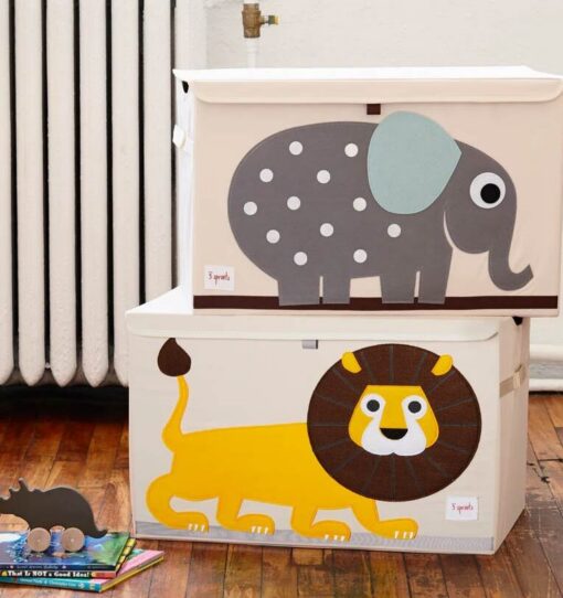 3 Sprouts Toy Chest - Lion 3 Sprouts Toy Chest - Lion