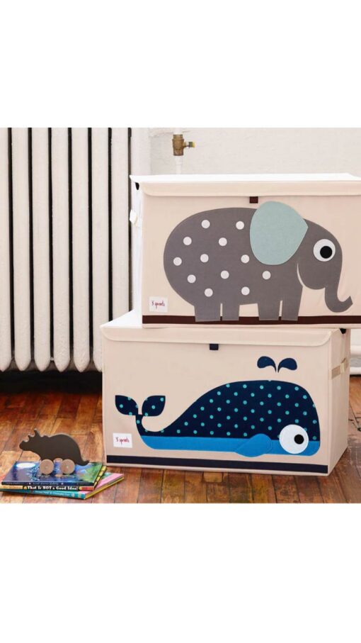 WhakeChestToy 3 Sprouts Toy Chest - Whale