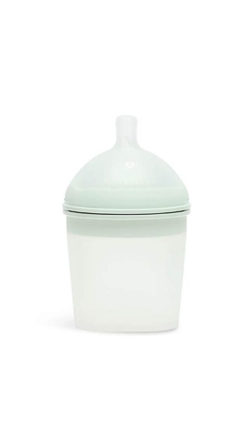 BorrnSmallGreen Borrn Silicone Non Toxic Feeding Bottles Green - Pack of 4
