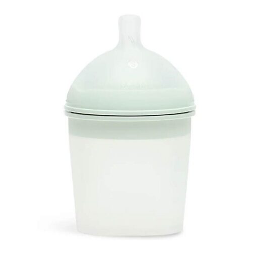 Borrn Silicone Non Toxic Feeding Bottles Green - Pack of 4 Borrn Silicone Non Toxic Feeding Bottles Green - Pack of 4