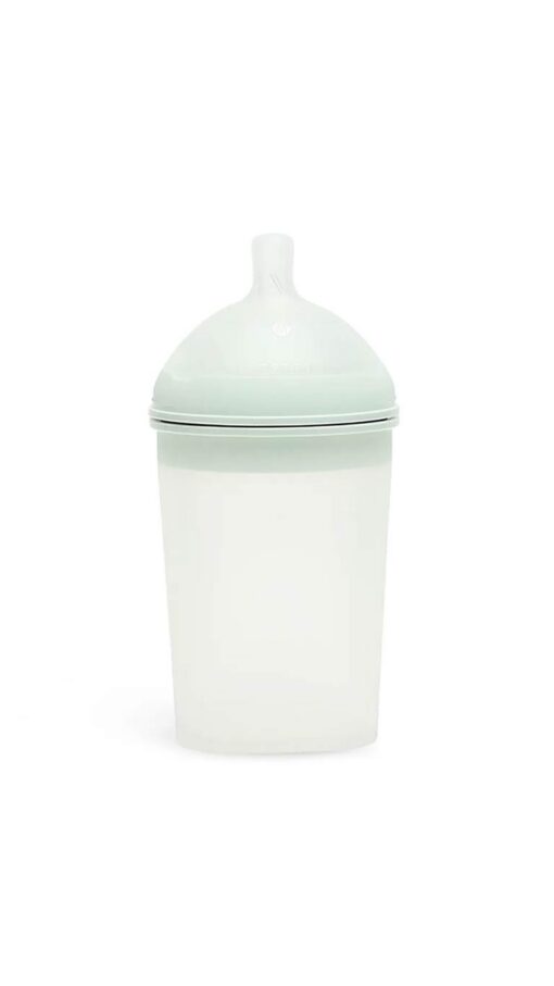 BorrnMediumGreen Borrn Silicone Non Toxic Feeding Bottles Green - Pack of 4