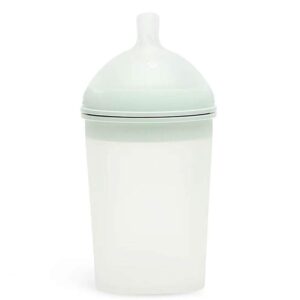 Borrn Silicone Non Toxic Feeding Bottles Green - Pack of 4