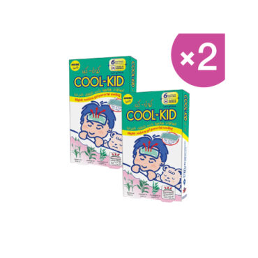Cool Kid Fever Plaster 12cm x 5cm 6 Pcs - Pack of 2