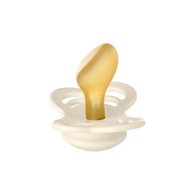 Bibs Couture Latex Pacifier Size 1 (0m+) - 2 Pcs, Ivory/Sage