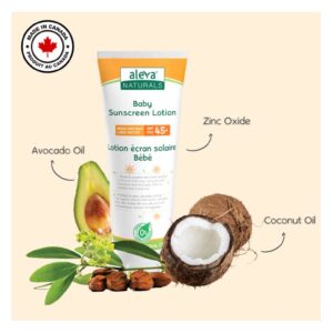 Aleva Naturals Baby Sunscreen SPF 45+ Lotion - 100ml