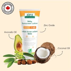 Aleva Naturals Baby Sunscreen SPF 45+ Lotion - 100ml