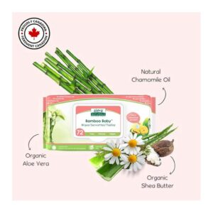 Bamboo Baby Wipes Sensitive 2+1 Kit