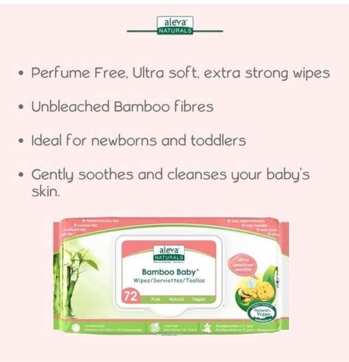 Bamboo Baby Wipes Sensitive 2+1 Kit Bamboo Baby Wipes Sensitive 2+1 Kit
