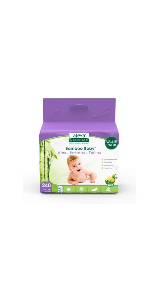 AlevaNaturalBambooBabyValuePack Aleva Naturals Bamboo Baby Wipes 2+1 Kit