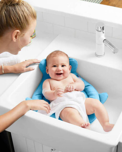 SkiphopMobySoftSpotSinkBather-Blue3 Skiphop Moby Soft Spot Sink Bather - Blue