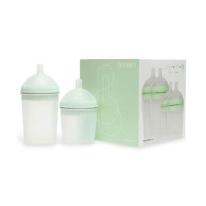 Borrn Silicone Non Toxic Feeding Bottles Orange - Pack of 4