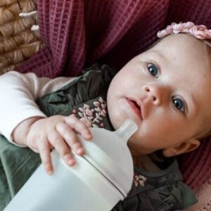 Borrn Silicone Baby Feeding Bottle 240ml - Green