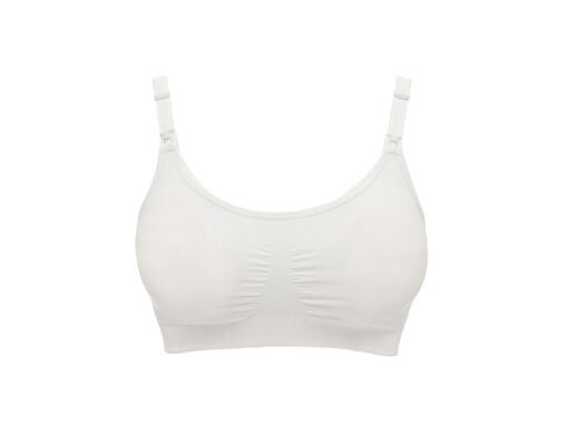 Medela-1 Medela 3 in 1 Nursing & Pumping Bra - White