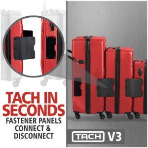 Tach Luggage V3 Connectable Luggage Set of 3 - Wine Red