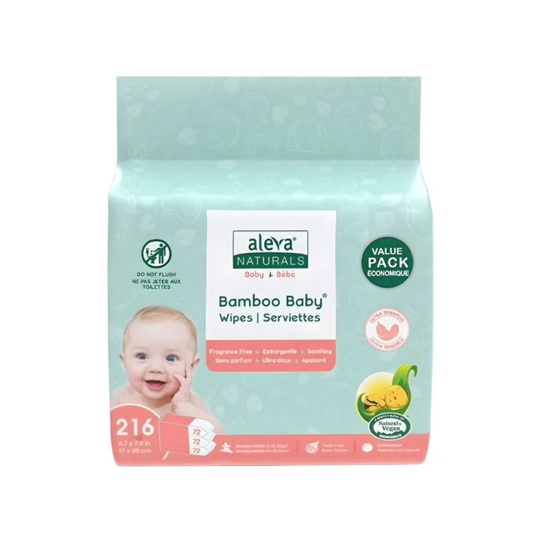 Aleva Naturals Bamboo Baby Wipes Sensitive Kit (72 x 3) - 216 Wipes