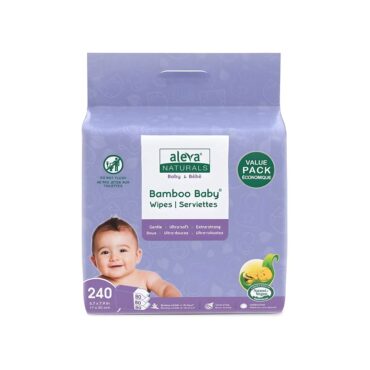Aleva Naturals Bamboo Baby Wipes Kit (80 x 3) - 240 Wipes