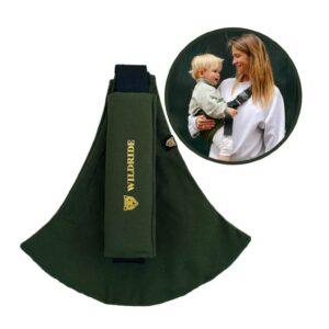 Wildride The Toddler Swing Carrier (9m+) 20Kg - Army Green