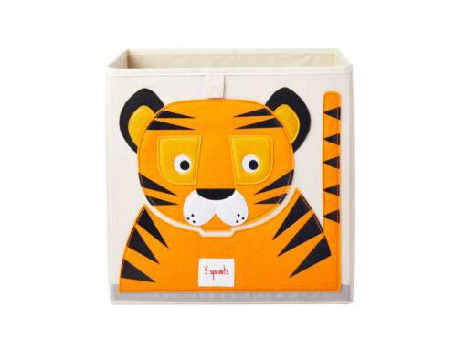 3 Sprouts Storage Box - Tiger